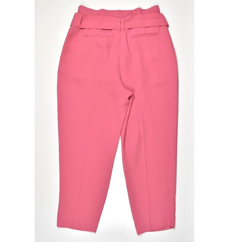 Boden Melina Paperbag Tie Waist Poppy Pants - 8 - Picture 2 of 6